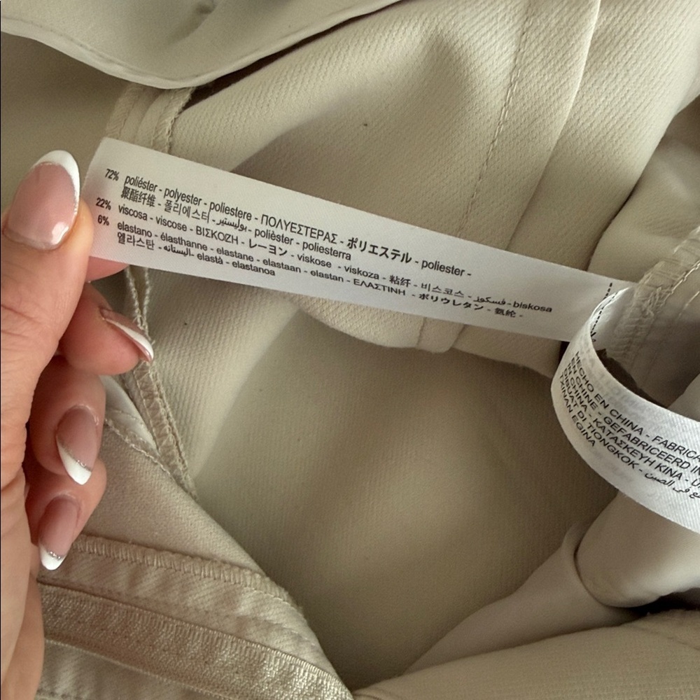 Zara Cream Trousers - Picture 7 of 13